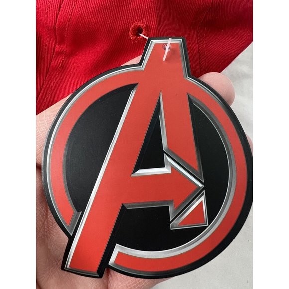 New Unisex Culturefly Marvel Iron Man Hat Strap Back Red Avengers Cap - Picture 7 of 12